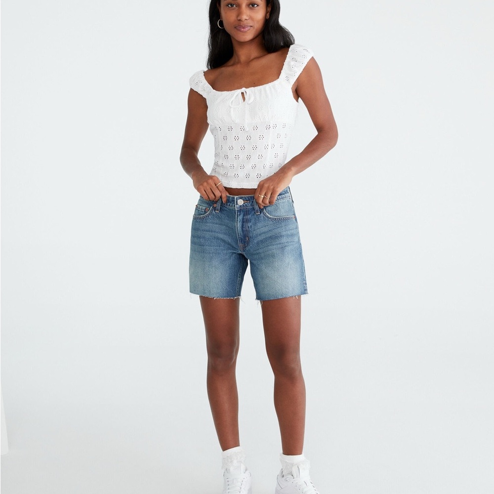 Aeropostale Women's Blue Jean Shorts